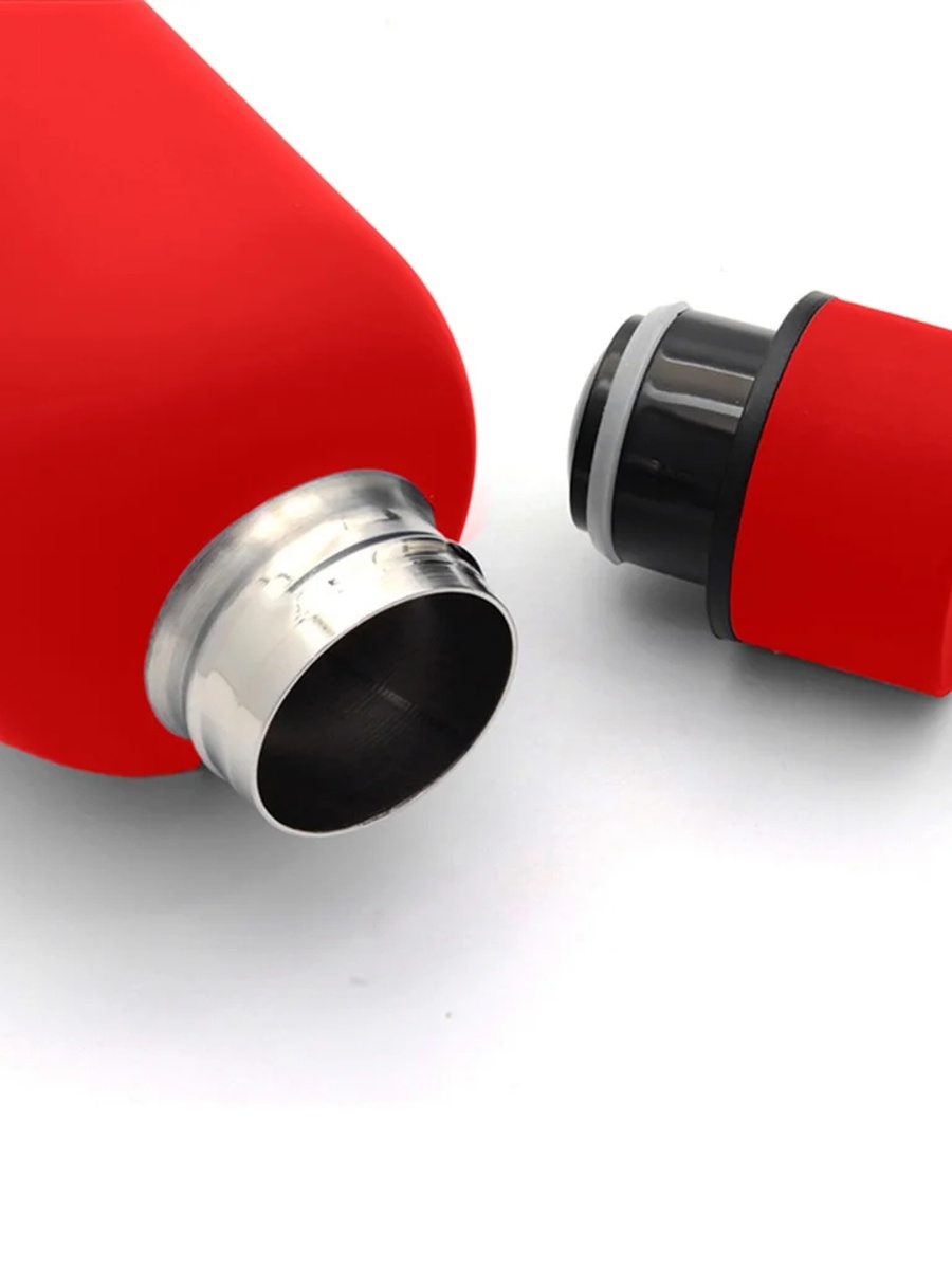 Stainless Steel Water Bottle - Red, 500ml