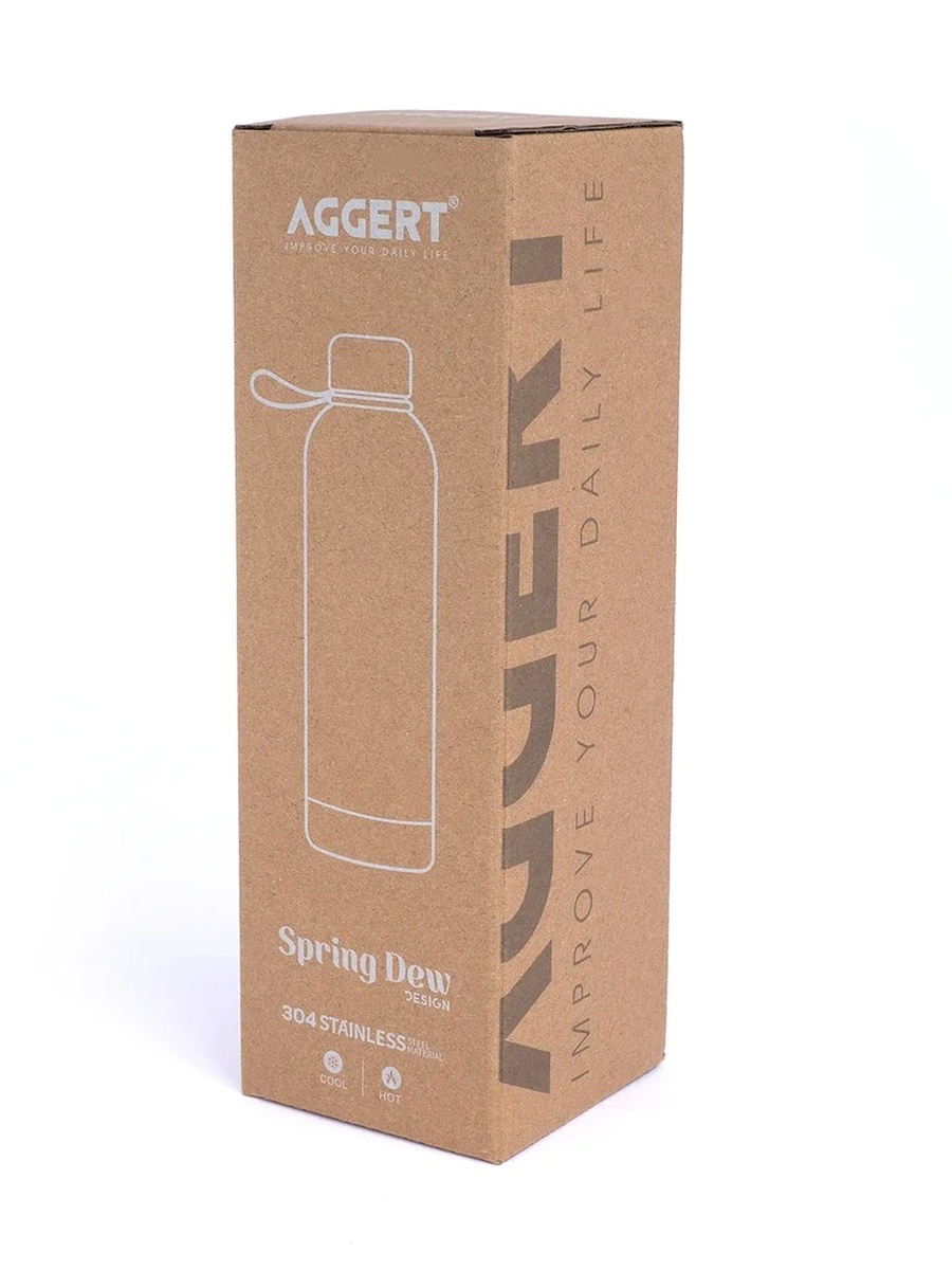 Navy Blue Stainless Steel Water Bottle with Handle, 500ml