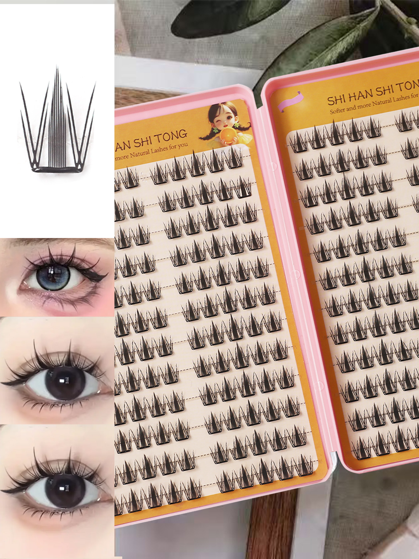 Lengthening Cluster Lashes