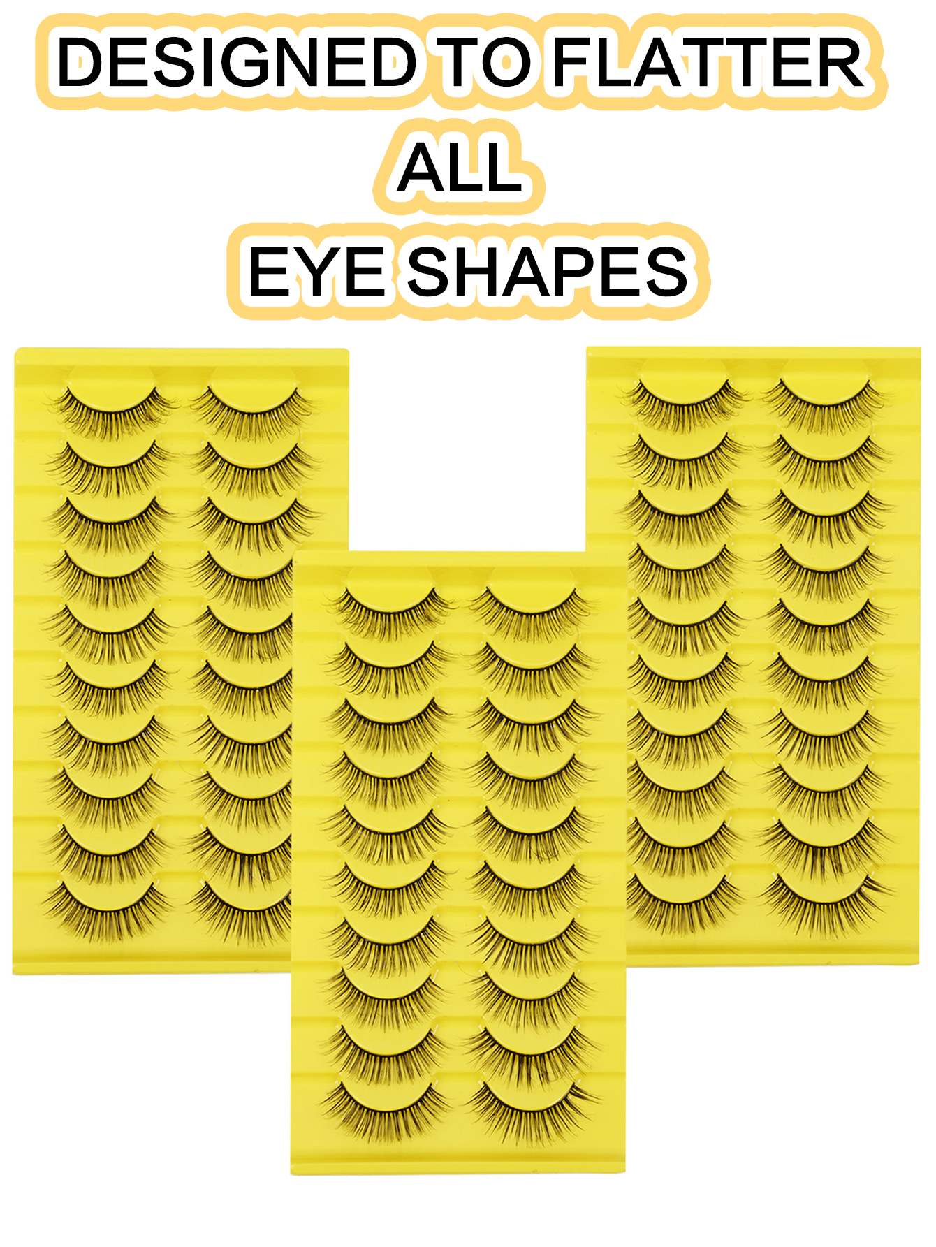 30 Pairs Lengthening False Eyelashes