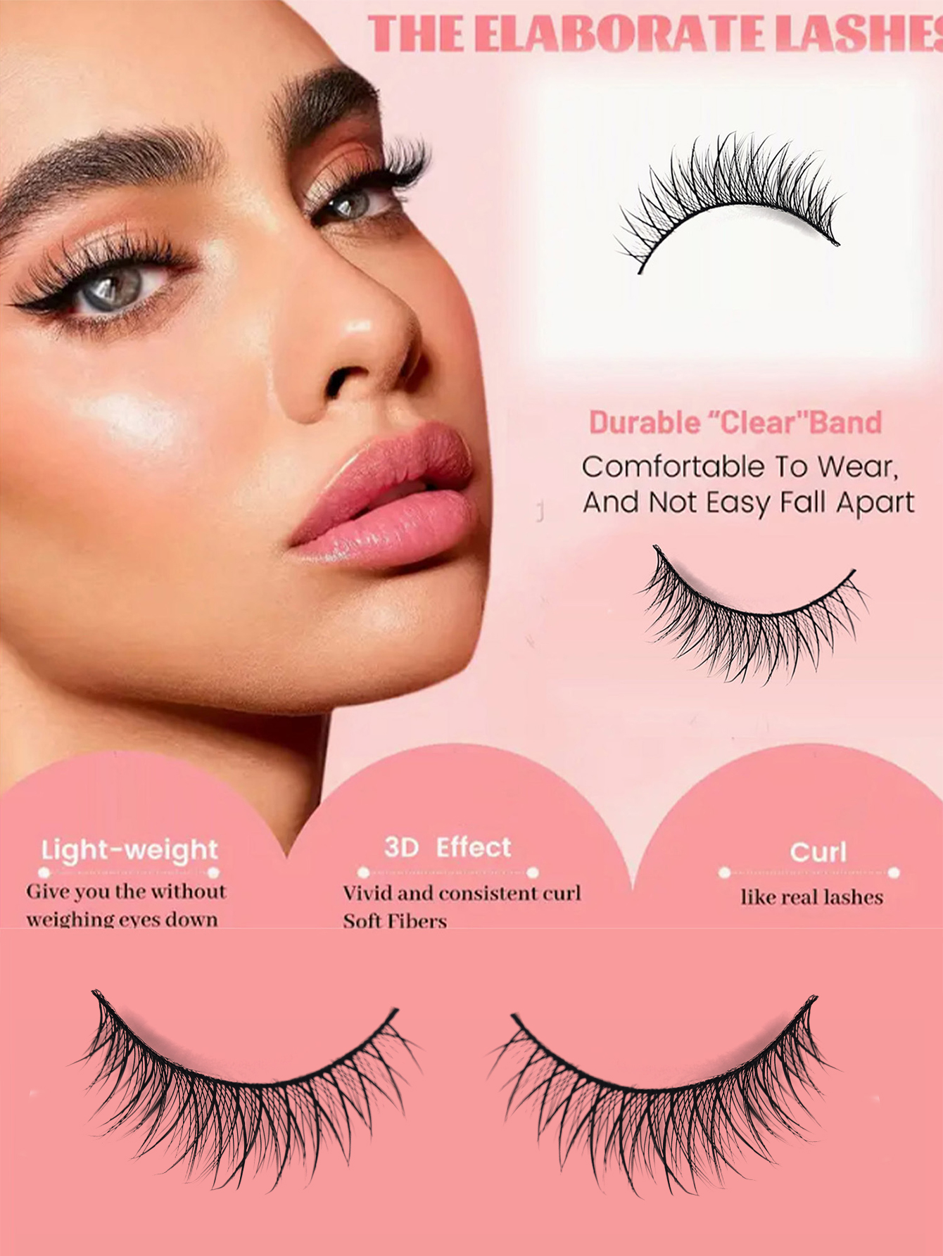 Volumizing False Eyelashes - 10 Pairs