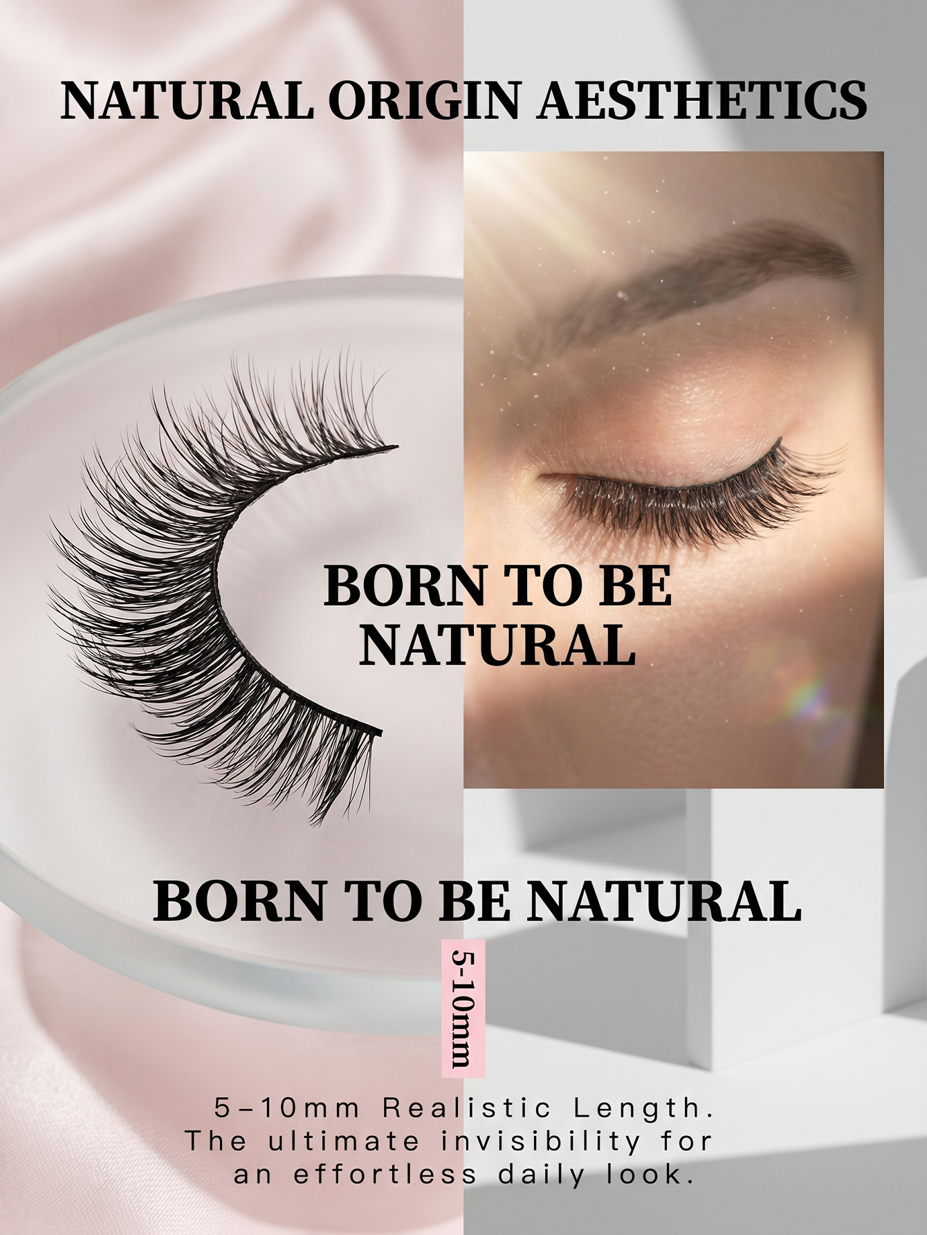 Volumizing Faux Mink Eyelashes - 30 Pairs Set