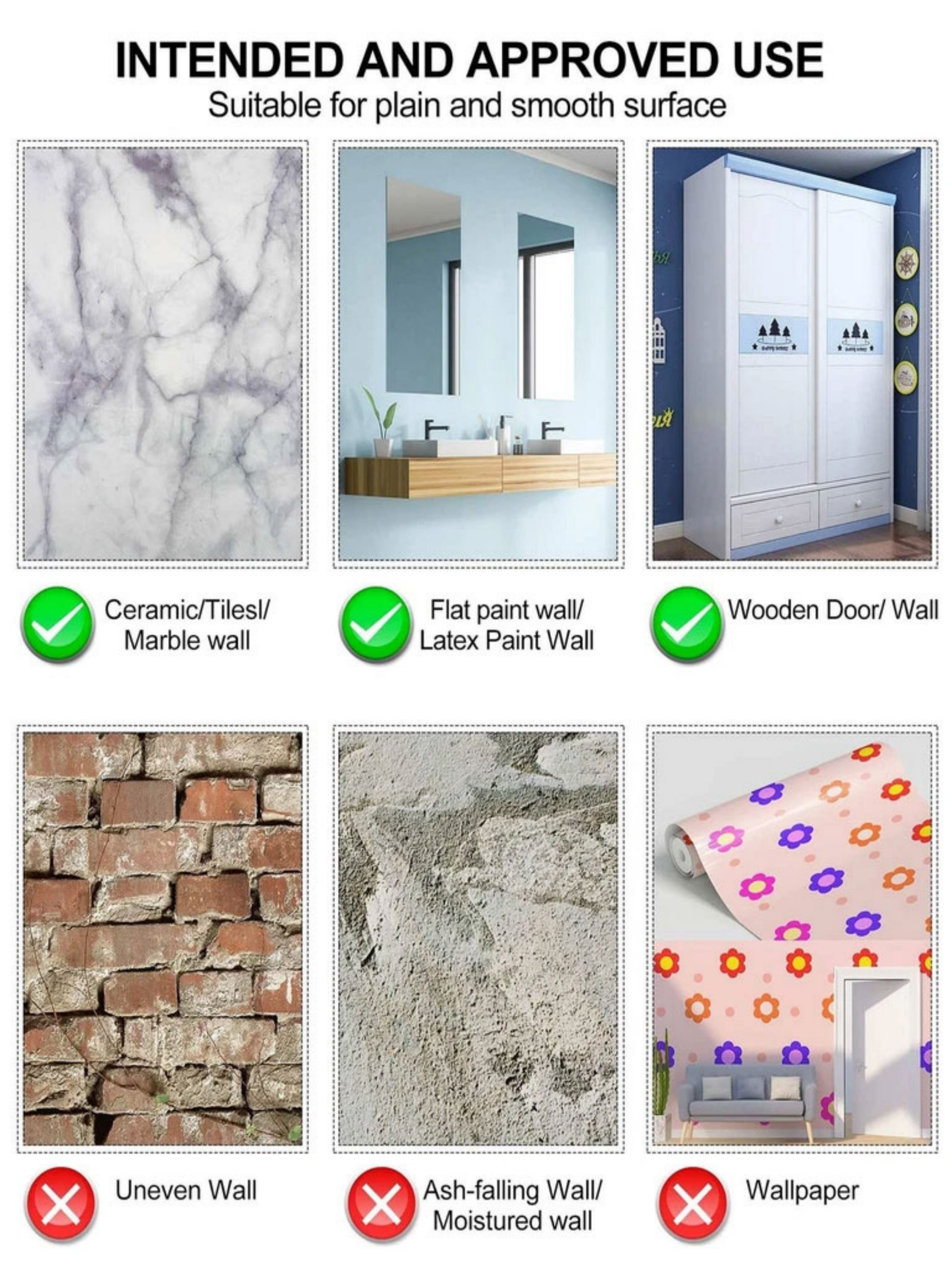 Square Acrylic Wall Mirror for Bathroom Decor - 40x40cm