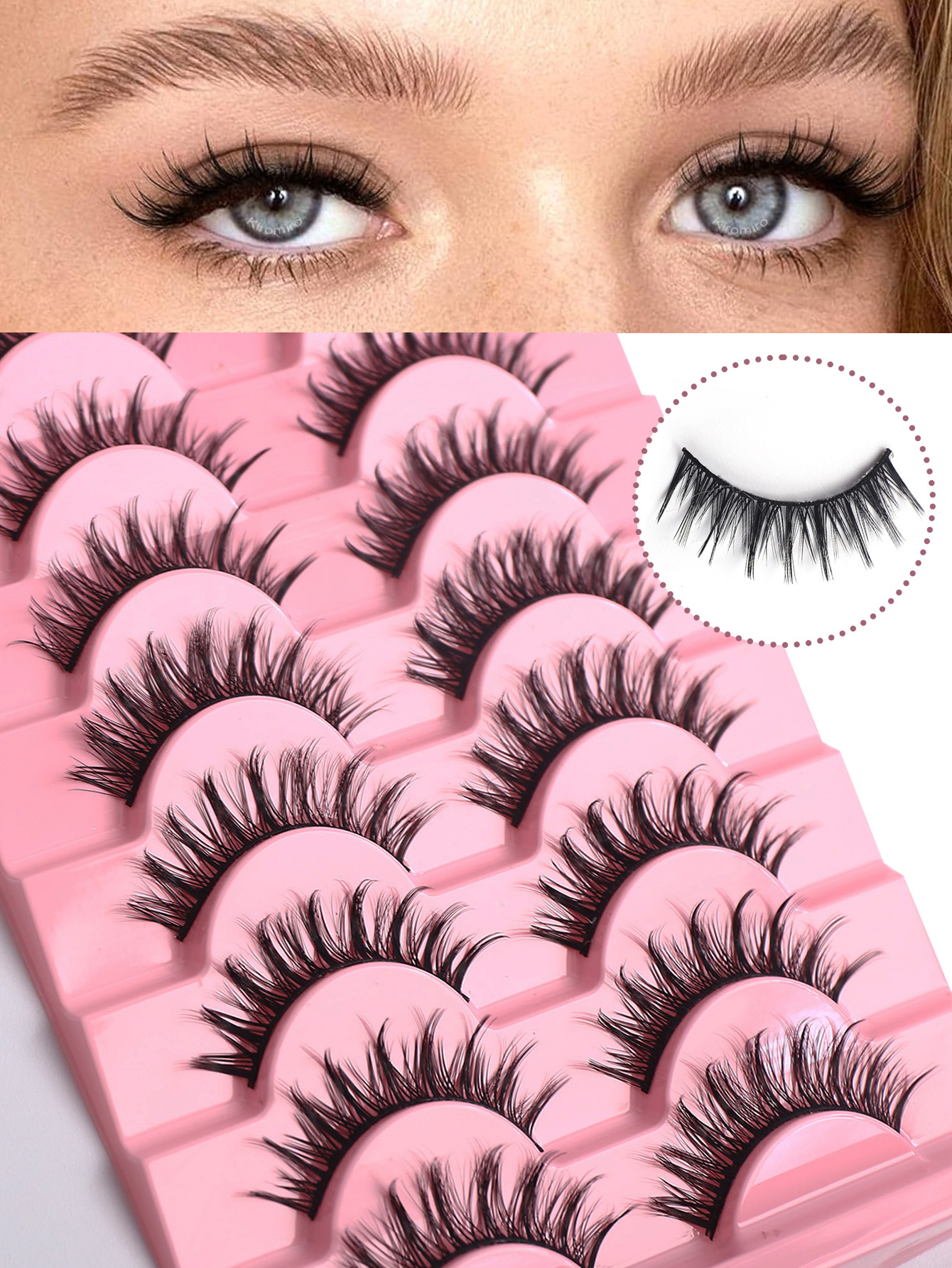 30 Pairs Lengthening False Eyelashes