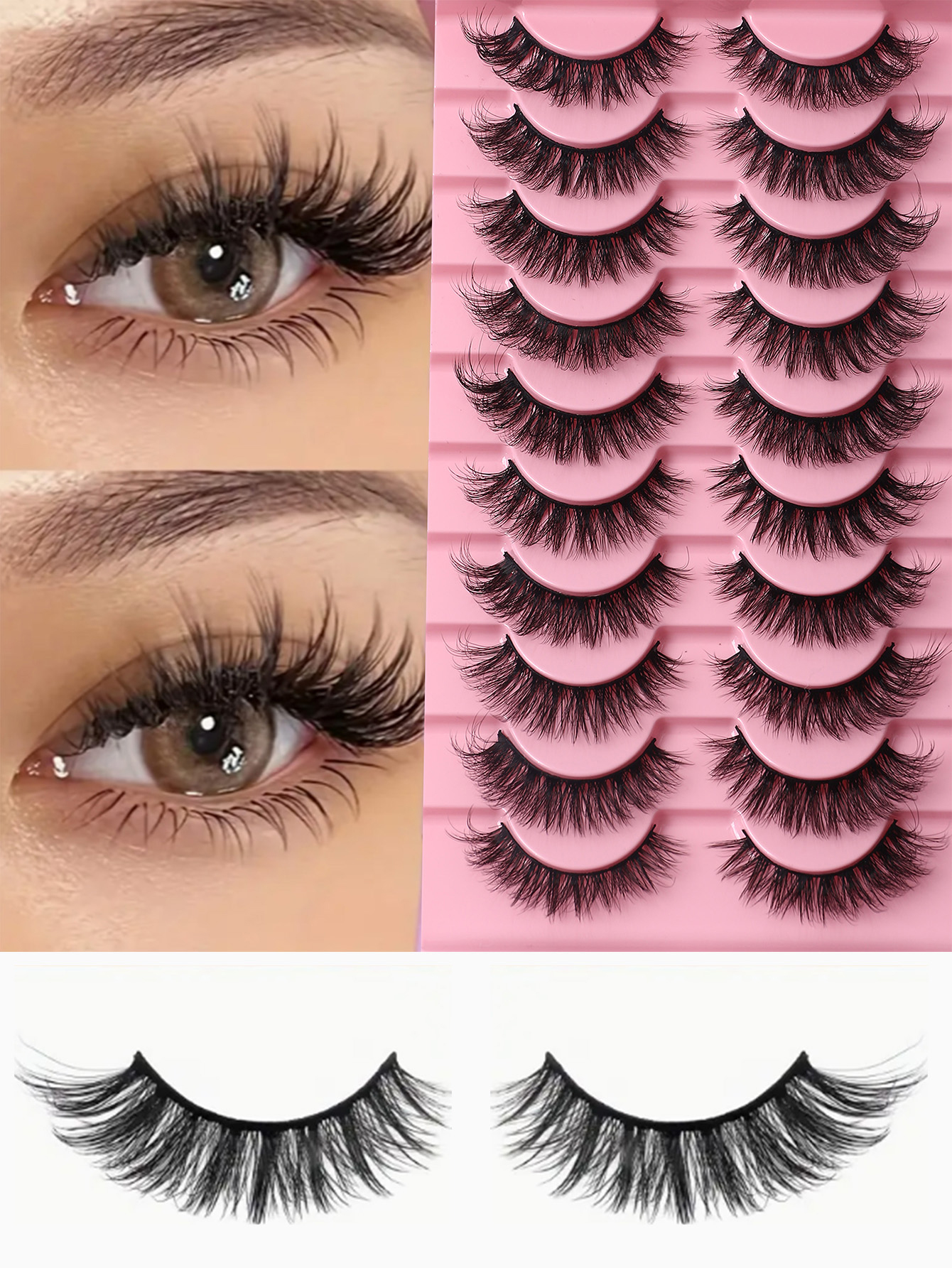 30 Pairs Volumizing False Eyelashes