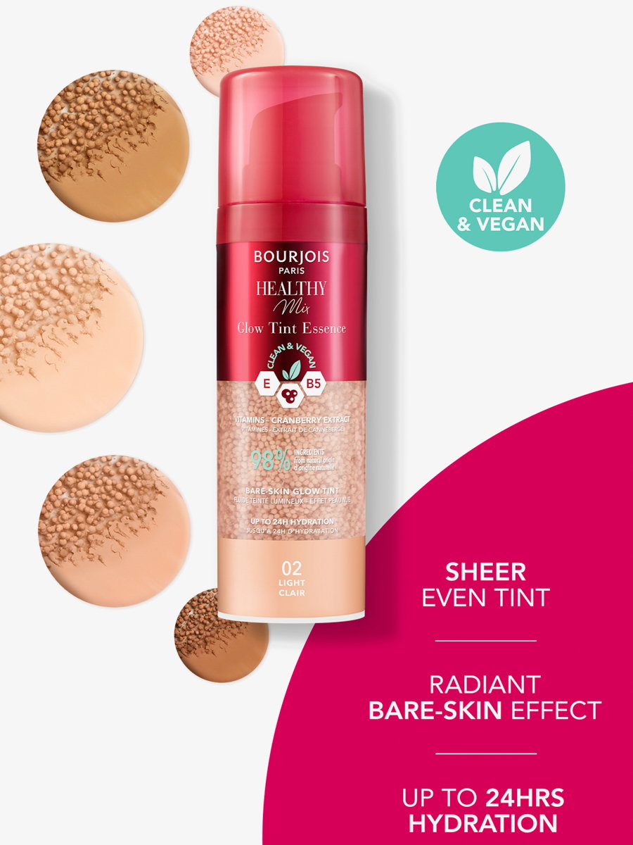 Healthy Mix Glow Tint Essence - 02 - Light, 30Ml