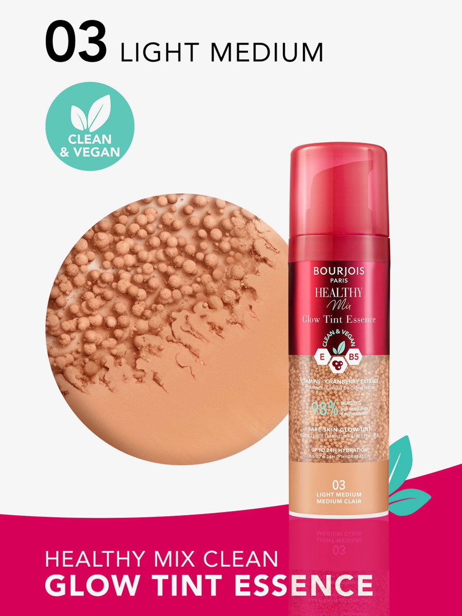 Healthy Mix Glow Tint Essence - 03 - Light Medium, 30Ml