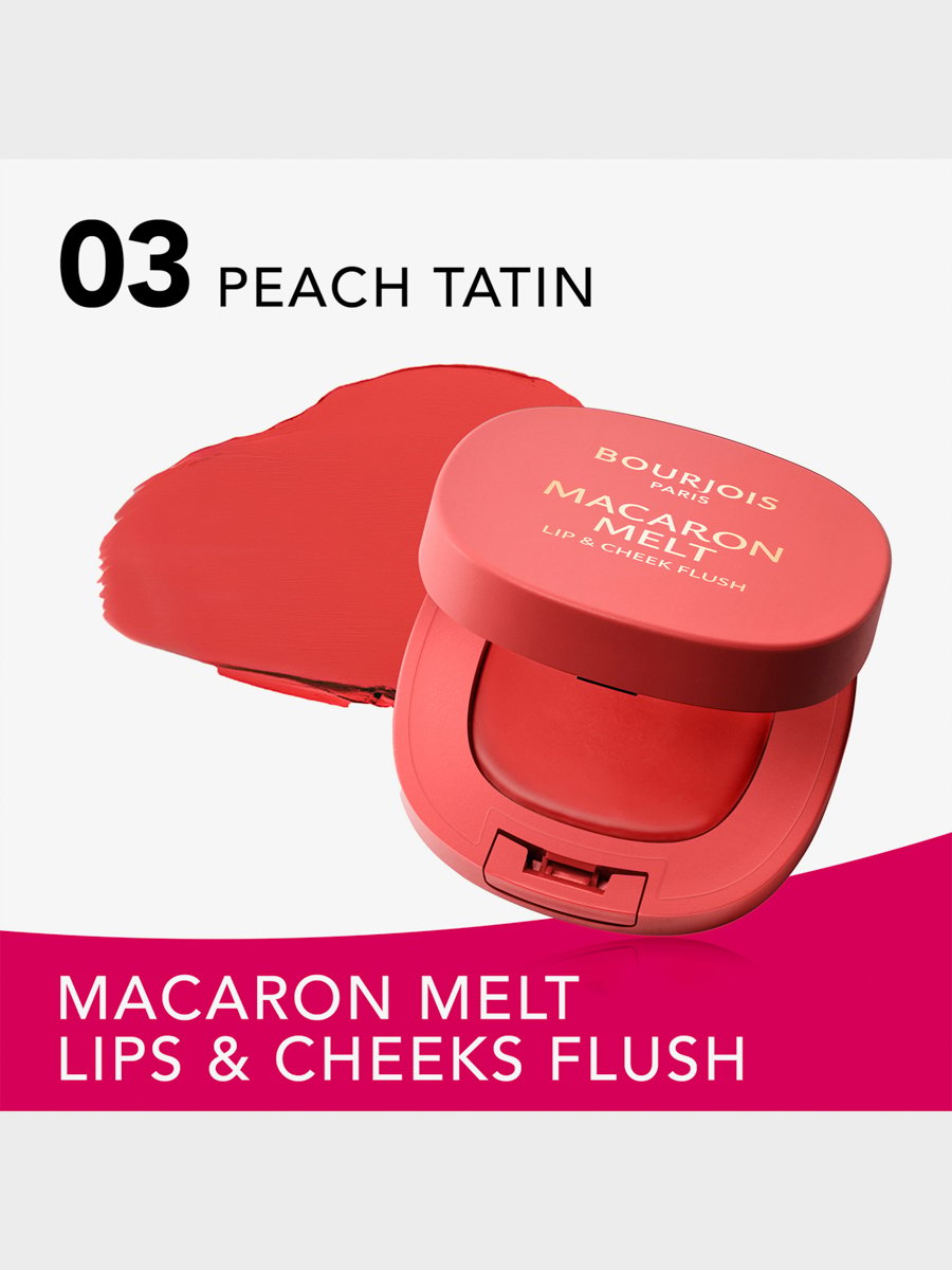 Macaron Melt Lip and Cheek Flush  - 3 - Peach Tatin