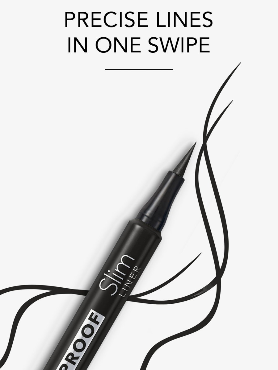 Liner Feutre Slim Waterproof Eyeliner, Ultra Black
