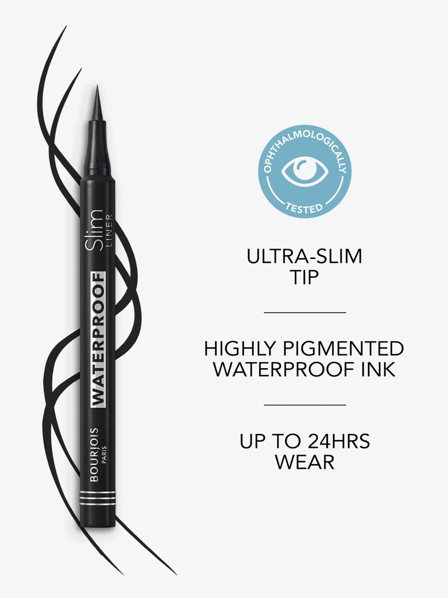 Liner Feutre Slim Waterproof Eyeliner, Ultra Black