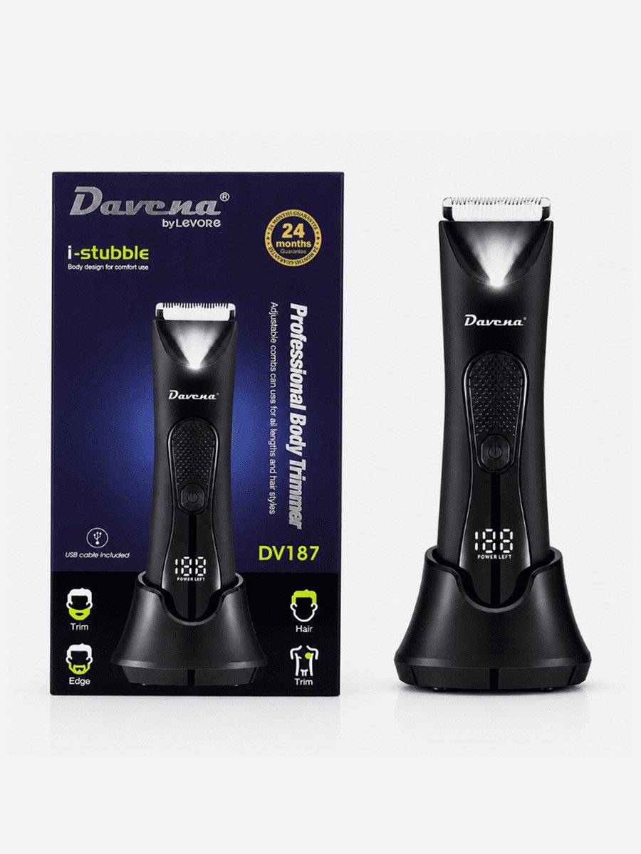 Professional Body Shaver i-Stubble DV187 - Black