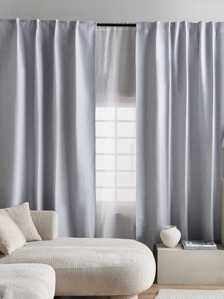 La Paz 2-Piece Woven Blackout Curtain Set - 140x320 cm