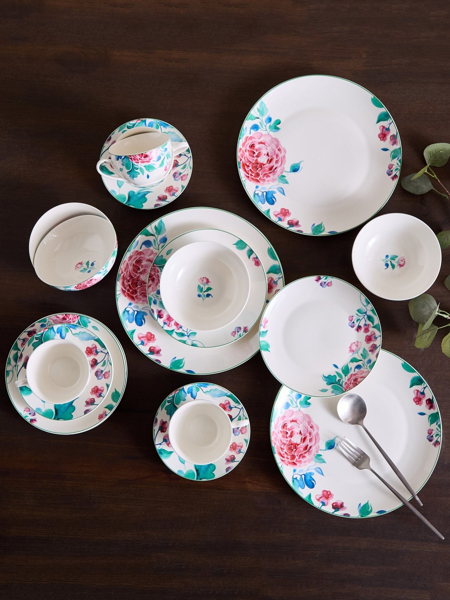 Gardenia 20-Piece New Bone Dinner Set - Serves 4