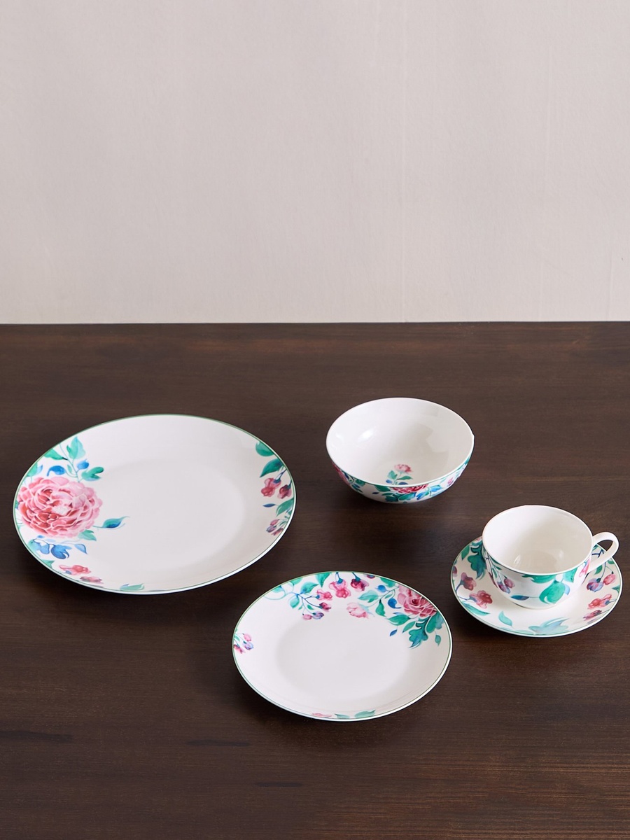 Gardenia 20-Piece New Bone Dinner Set - Serves 4