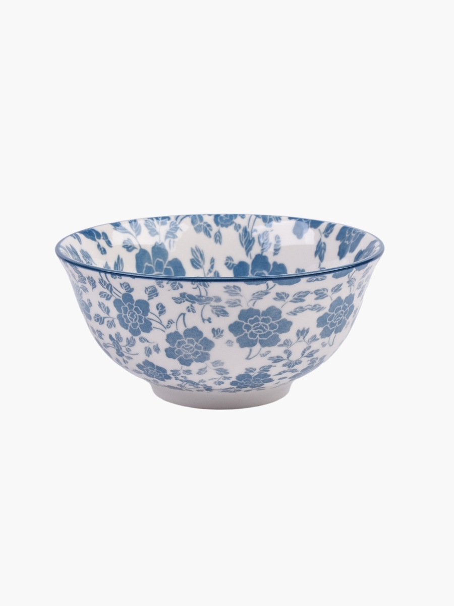 Oliver 18-Piece Floral Porcelain Dinner Set - Serves 6