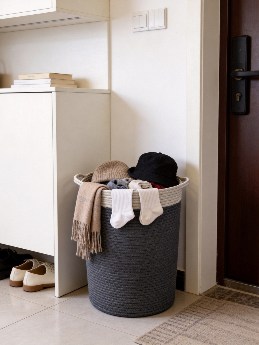 Ron Rope Laundry Hamper