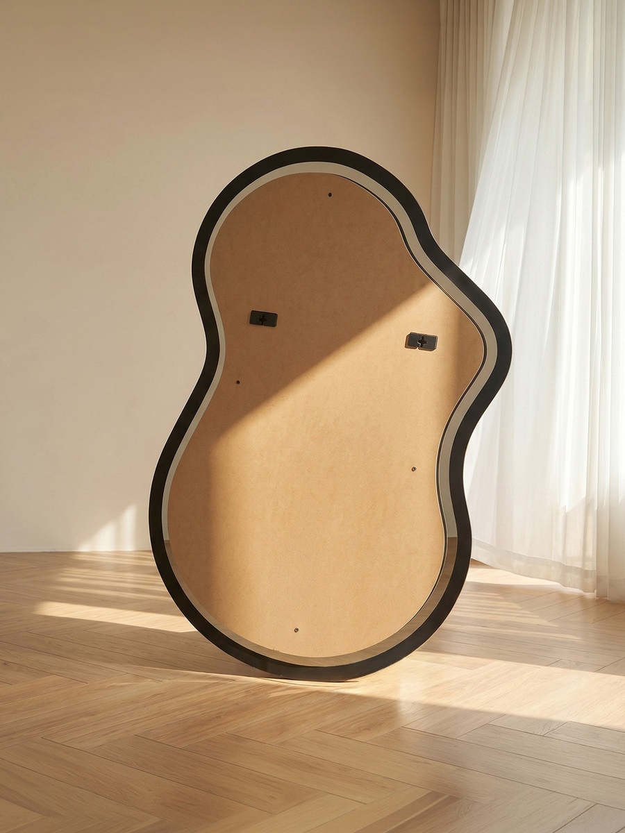 Reda Glit LED Abstract No Frame Wall Mirror - 70x100 cm