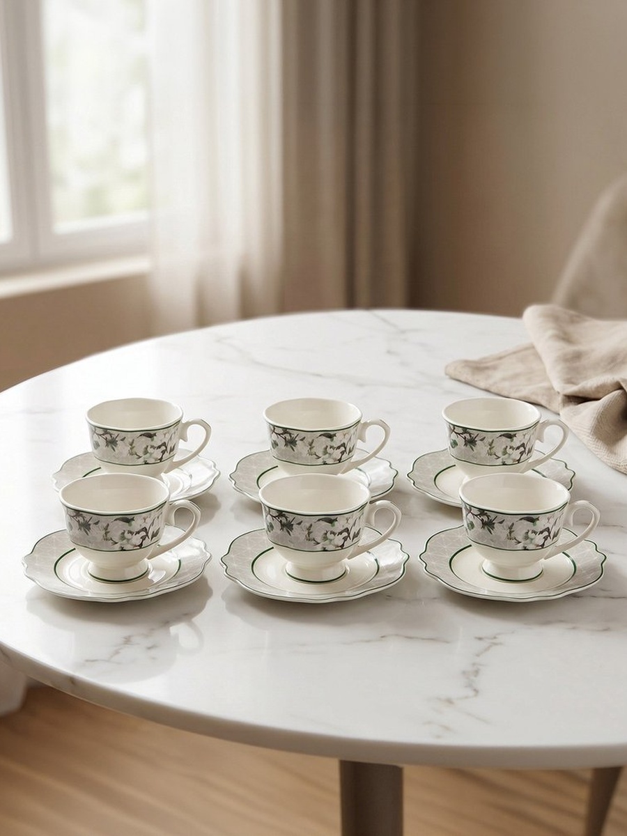 Zahra Neroli 12-Piece Espresso Set - 90 ml