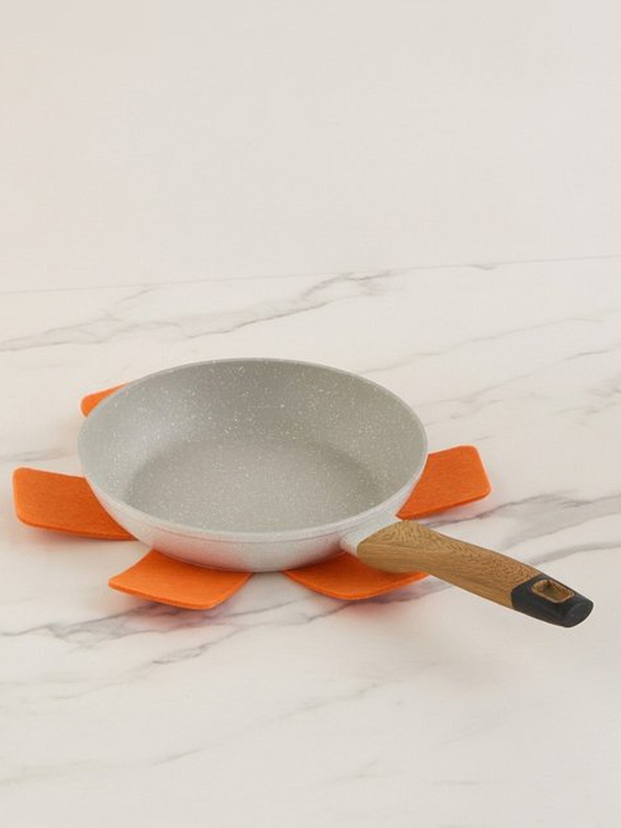 La Natura Induction Fry Pan with Trivet - 24 cm