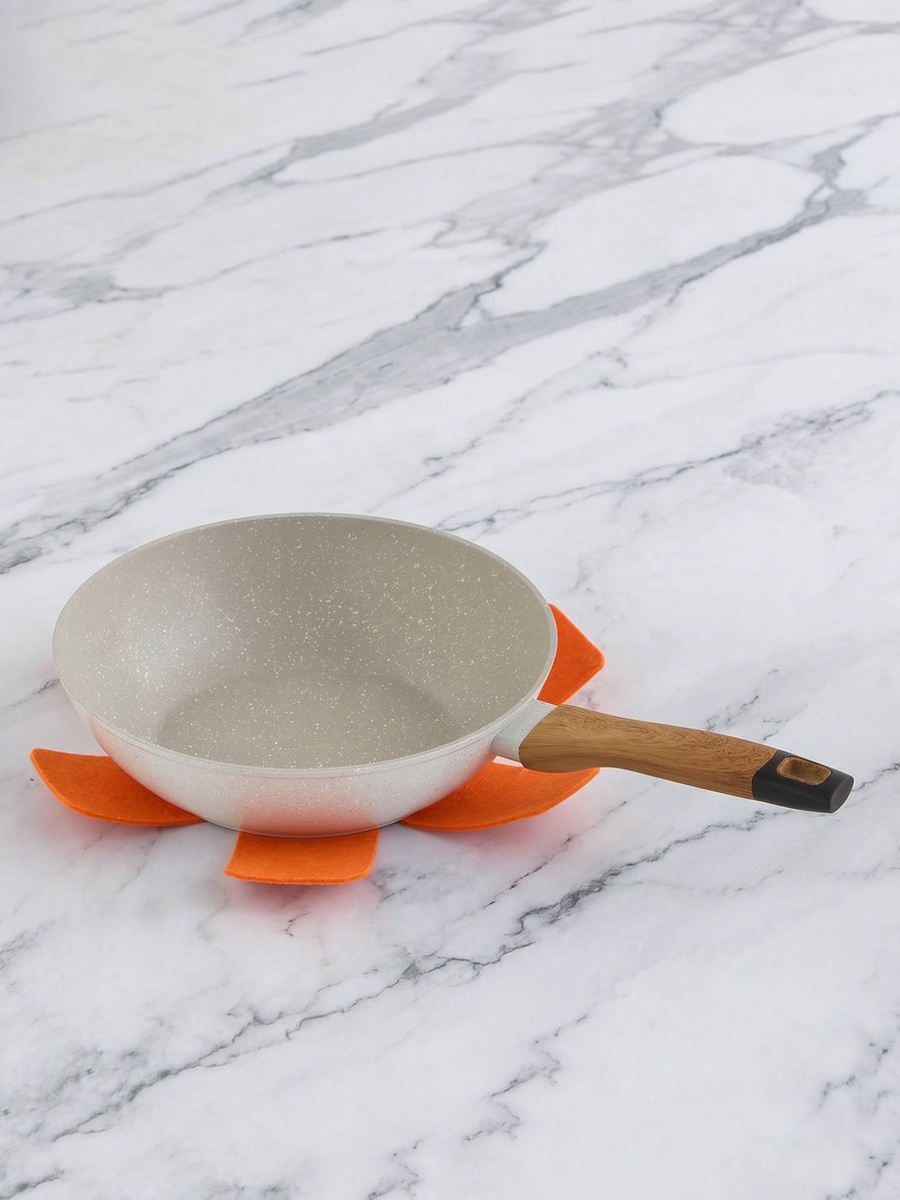 La Natura Wok with Trivet - 28 cm