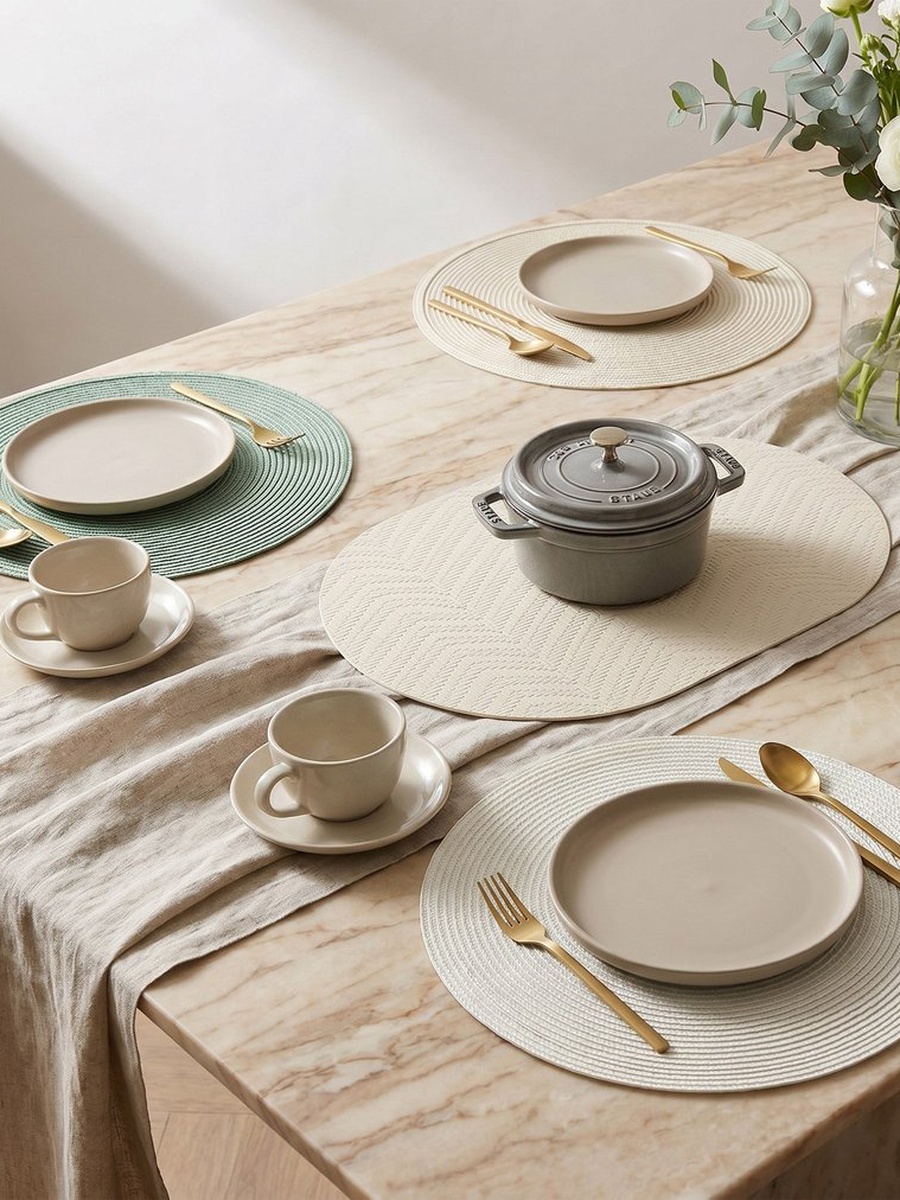 Matik Round Placemat - 38x38 cm