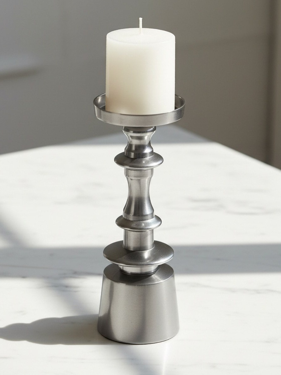 Ausie Elemente Aurum Decorative Pillar Candleholder - 8.5x8.5x26 cm