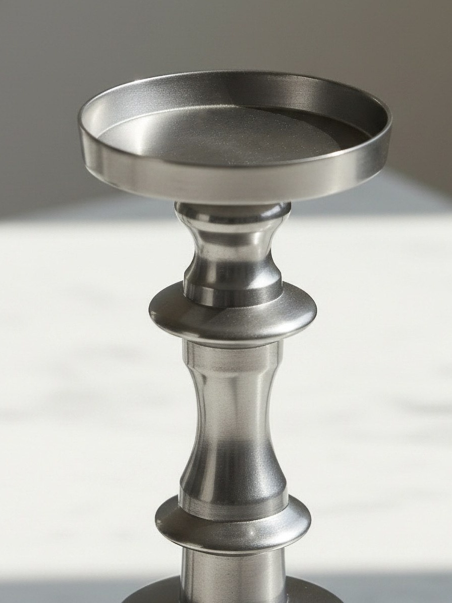 Ausie Elemente Aurum Decorative Pillar Candleholder - 8.5x8.5x26 cm