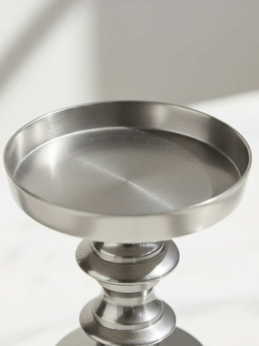 Aurum Ausie Elemente Decorative Pillar Candleholder - 8.5x8.5x18 cm