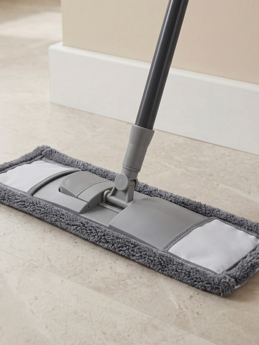 Primo Microfibre Flat Mop with Telescopic Handle - 120 cm