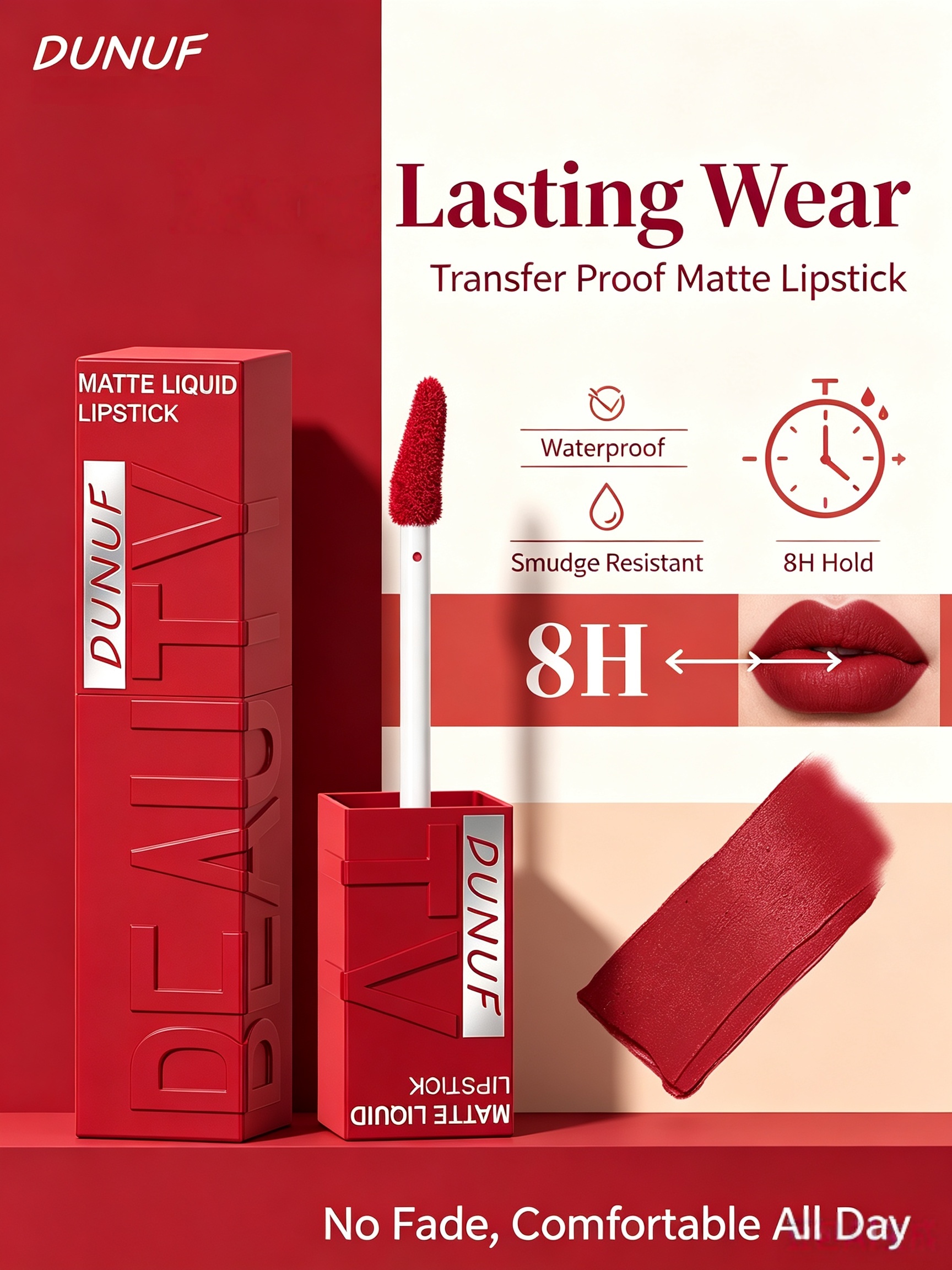 Matte Liquid Lipstick - 06 True Red