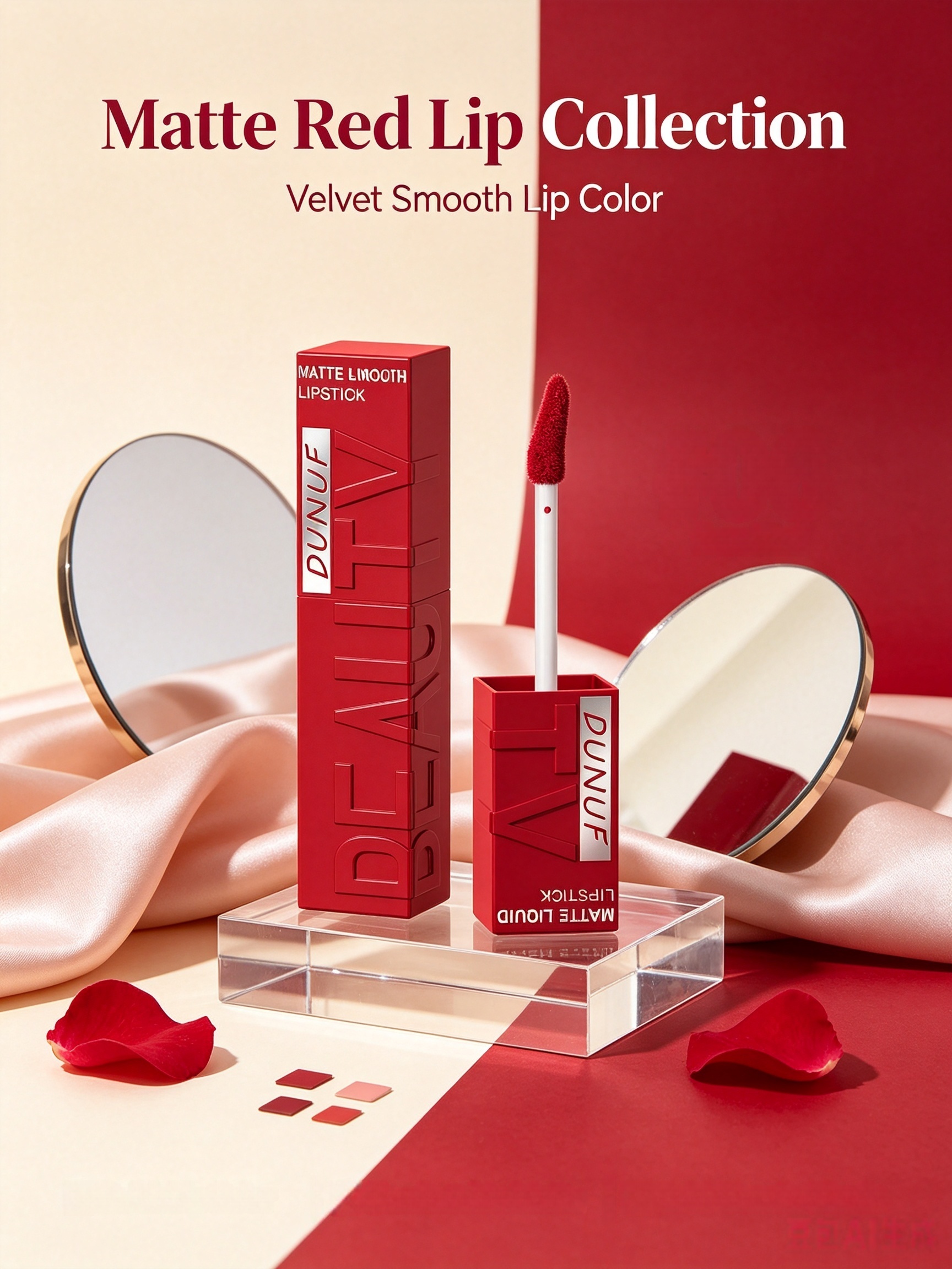 Matte Liquid Lipstick - 06 True Red
