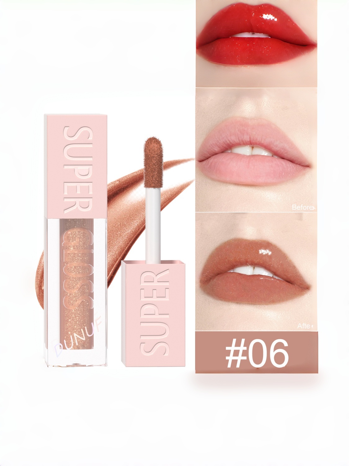 Super Glossy Nude Lip Oil 06