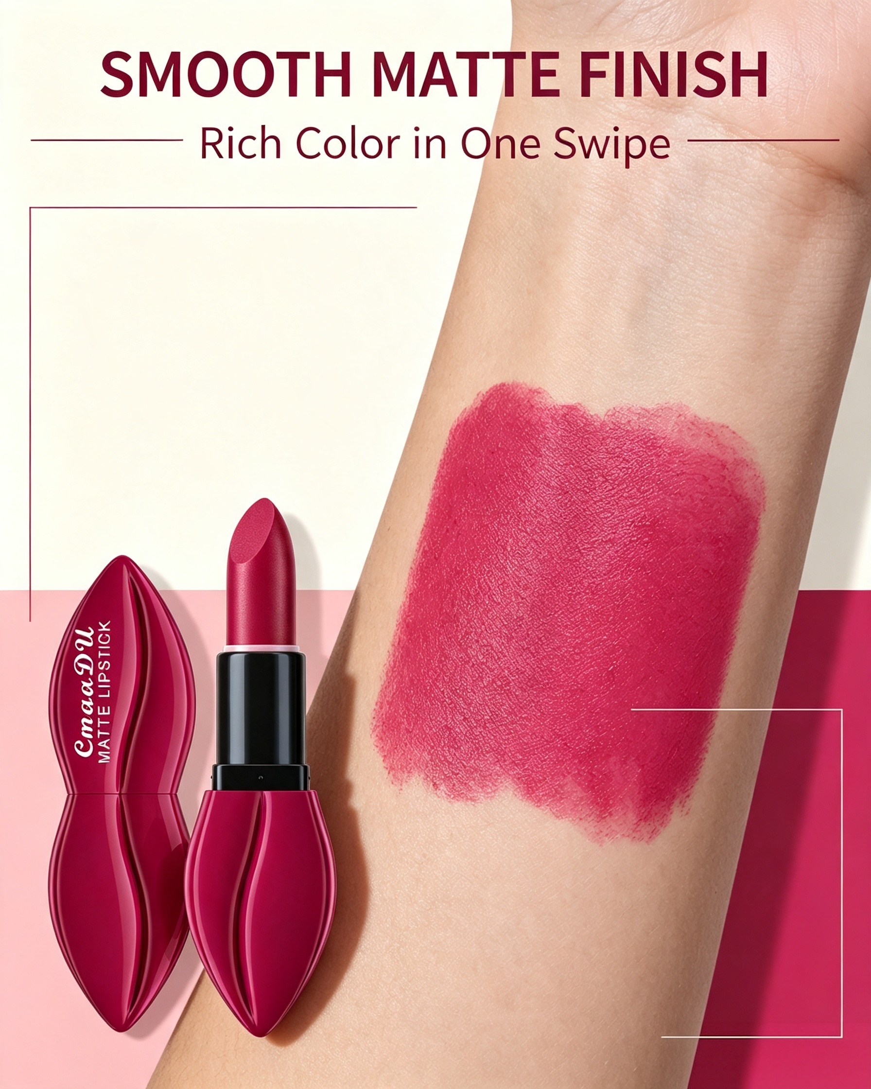 Velvet Matte Lipstick - Magenta Kiss