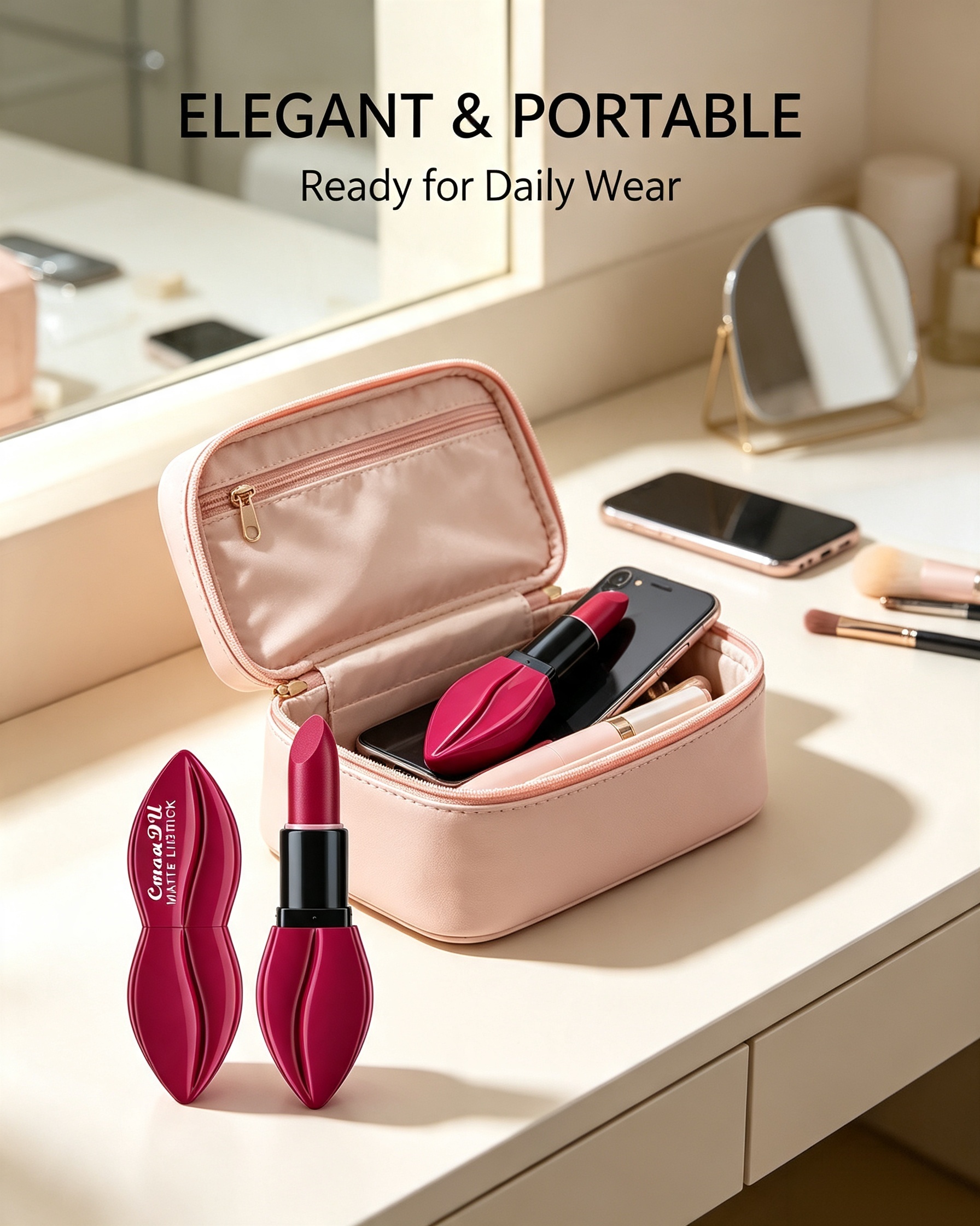 Velvet Matte Lipstick - Magenta Kiss