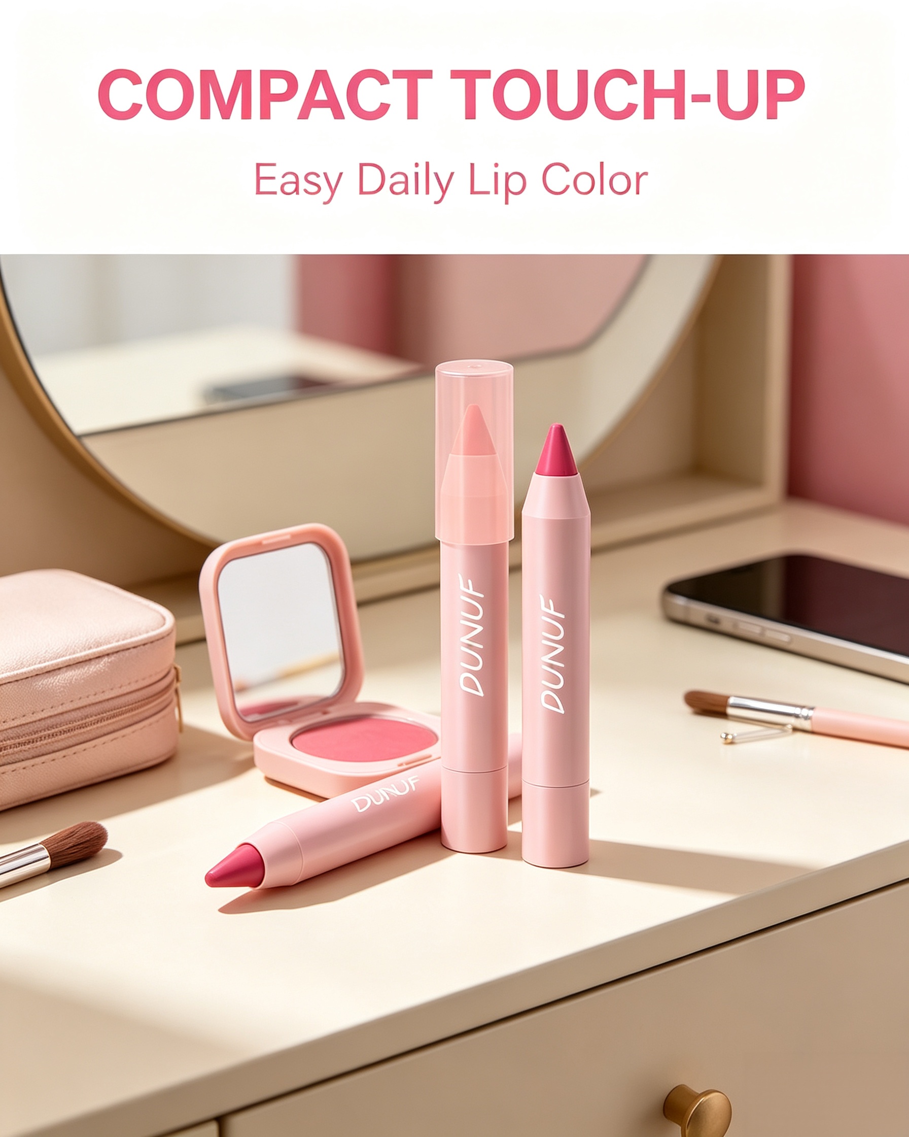 Matte Lip Glaze Effect, 02 Rose Pink