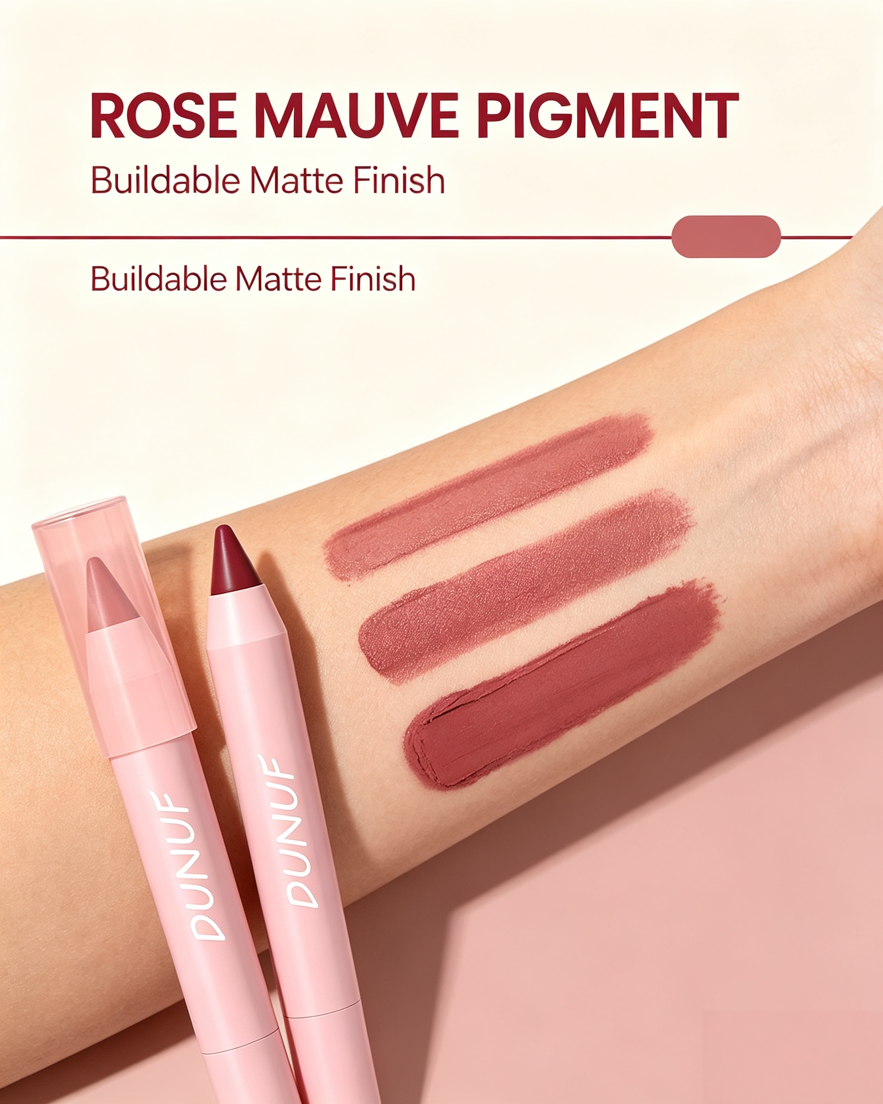 Matte Lip Glaze Effect, 05 Rose Mauve