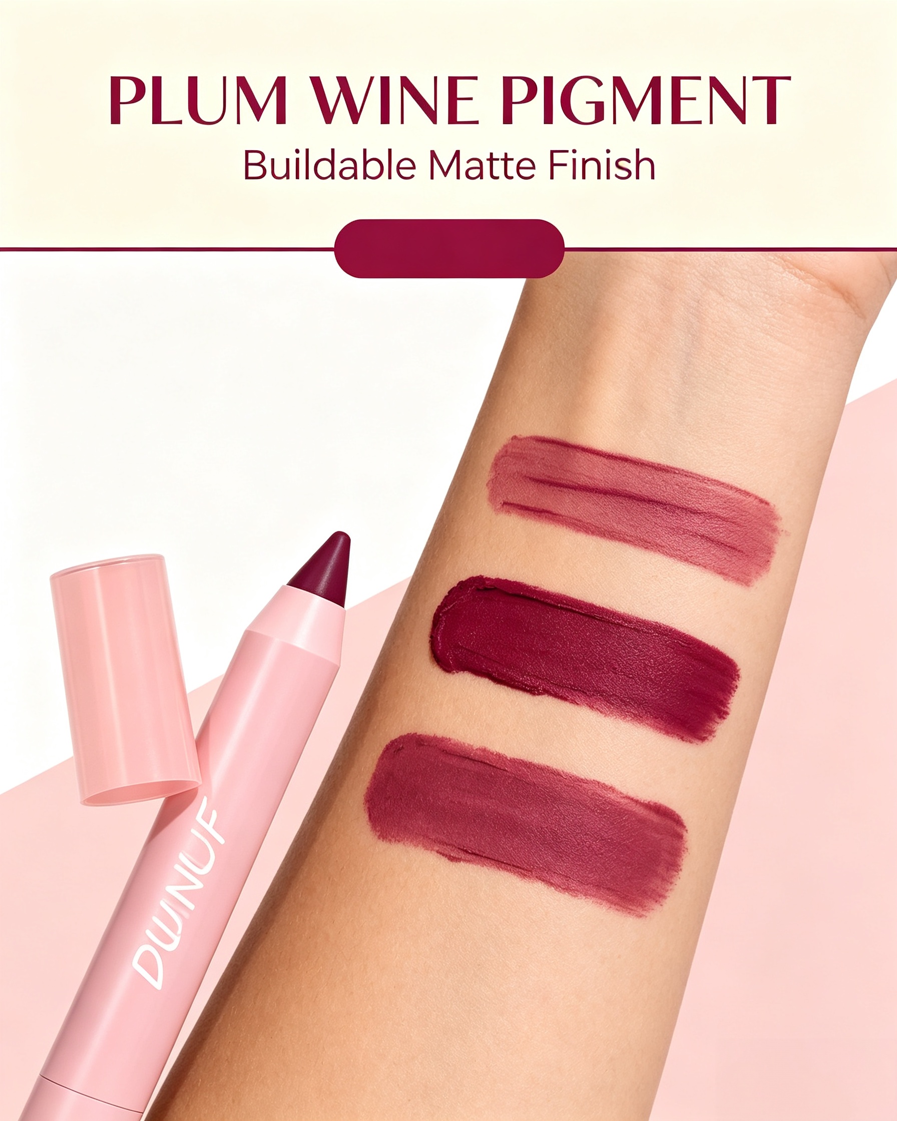 Matte Lip Glaze Effect, 06 Plum Wine