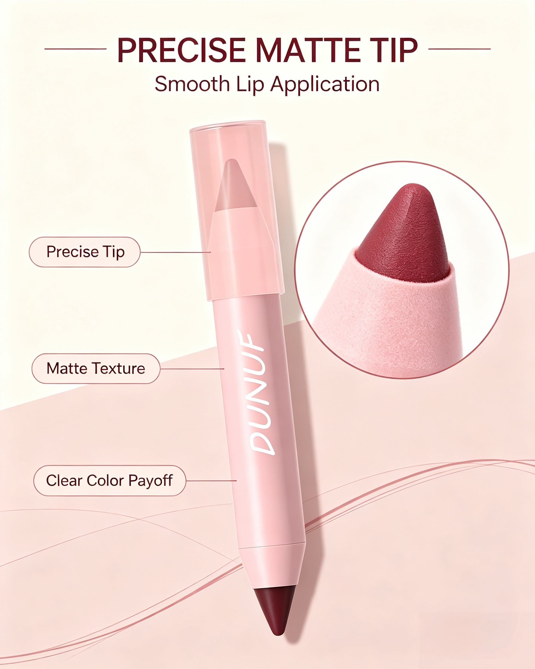 Matte Lip Glaze Effect, 11 Dusky Rose