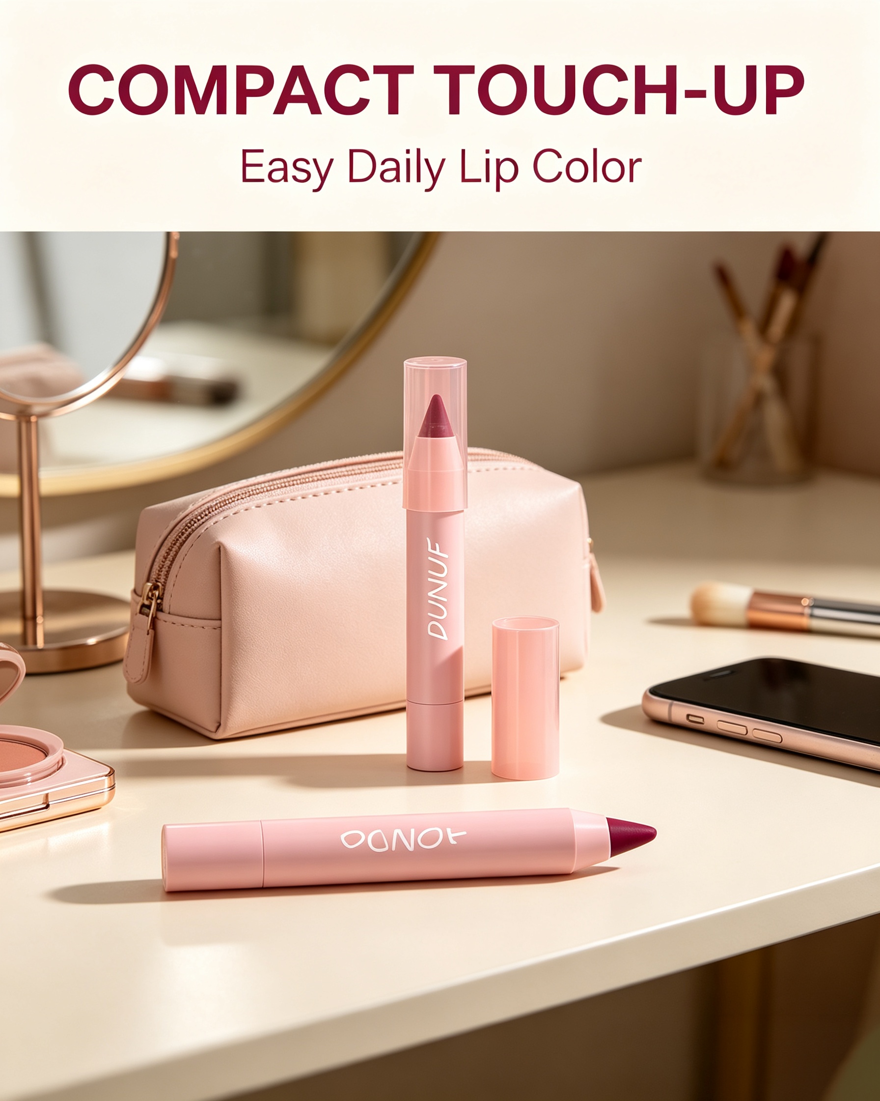 Matte Lip Glaze Effect, 13 Raspberry Red