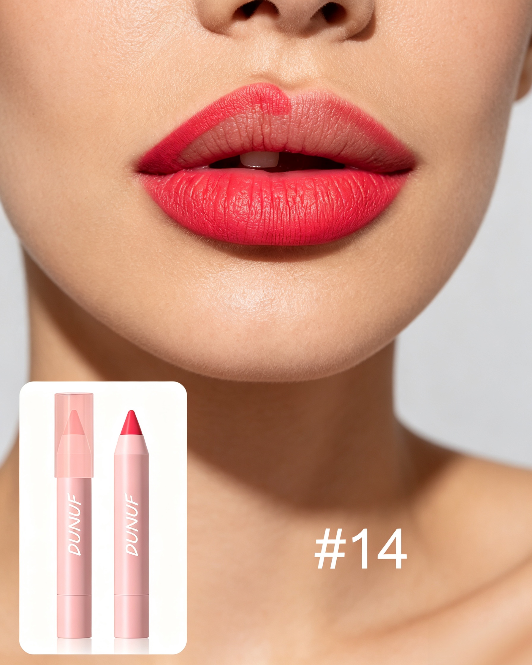 Matte Lip Glaze Effect, 14 Peach