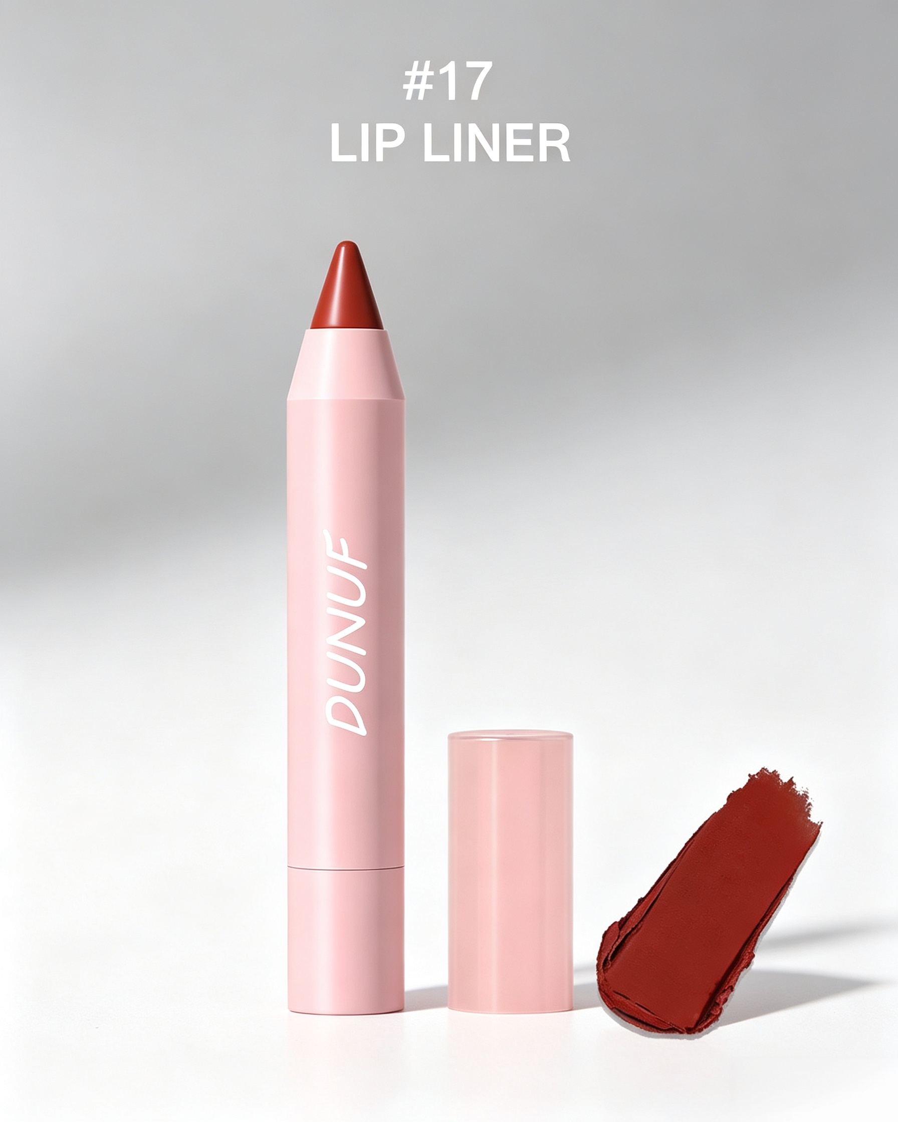 Matte Brown Lip Liner Pencil, 17