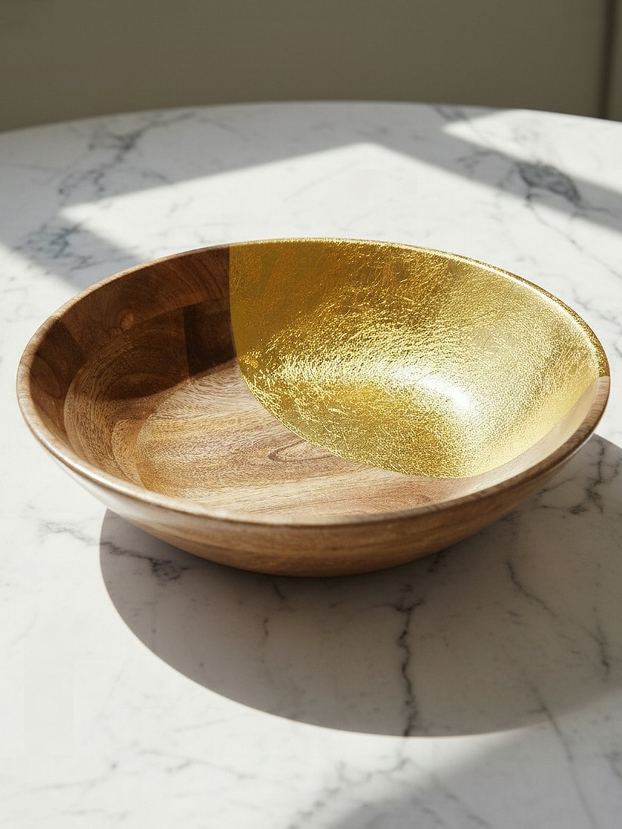 Layali Noor Large Serving Bowl - 30x30x7.5 cm