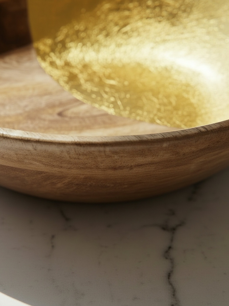 Layali Noor Large Serving Bowl - 30x30x7.5 cm