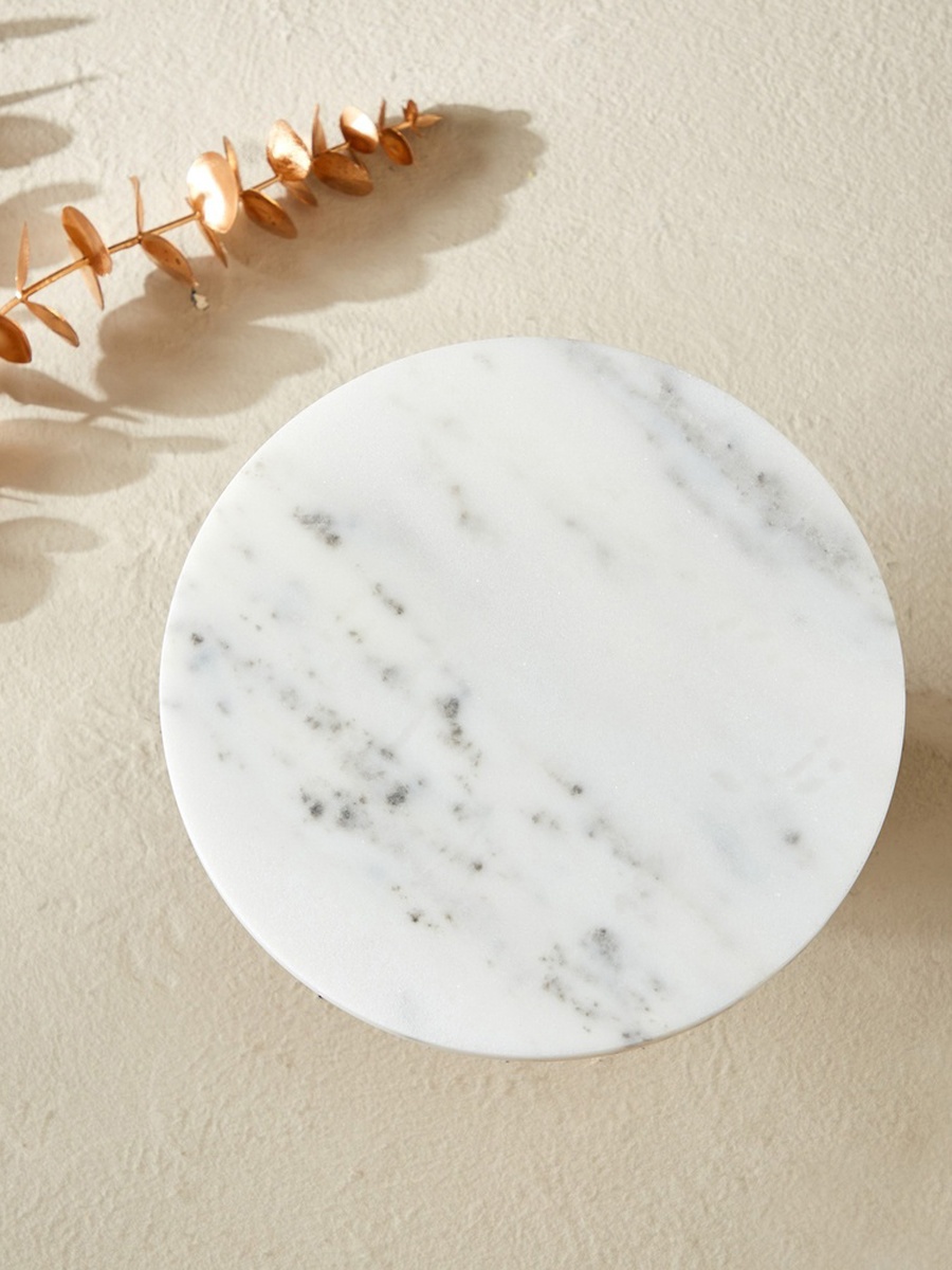 Zen Marble Cake Stand - 12x20x12 cm