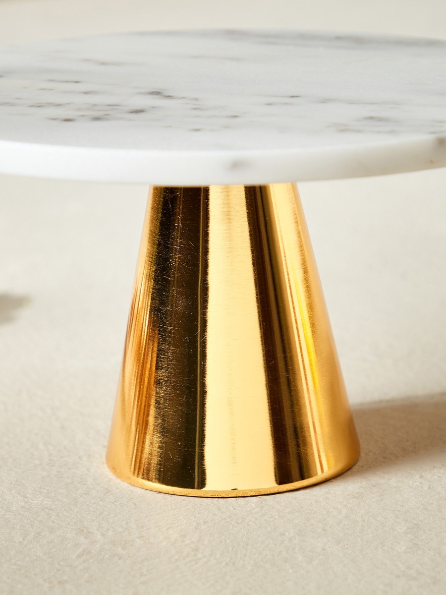 Zen Marble Cake Stand - 12x20x12 cm