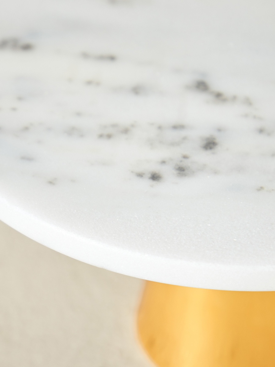 Zen Marble Cake Stand - 12x20x12 cm