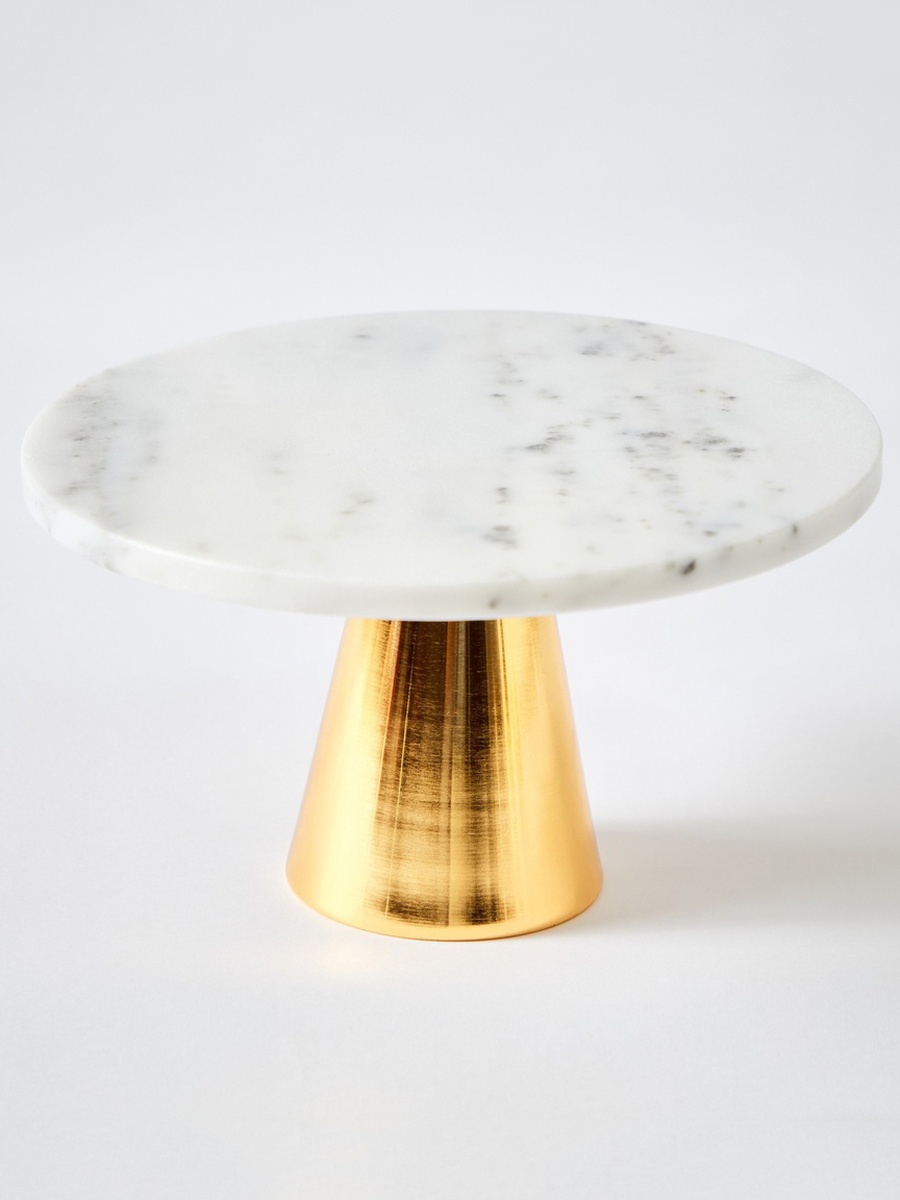 Zen Marble Cake Stand - 12x20x12 cm
