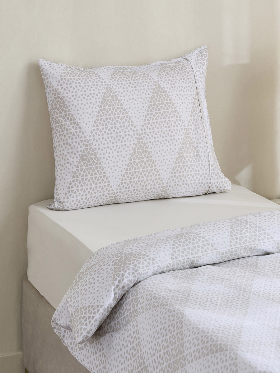 Malta Cara 2-Piece Printed Cotton Single Duvet Cover Set - 135x200 cm