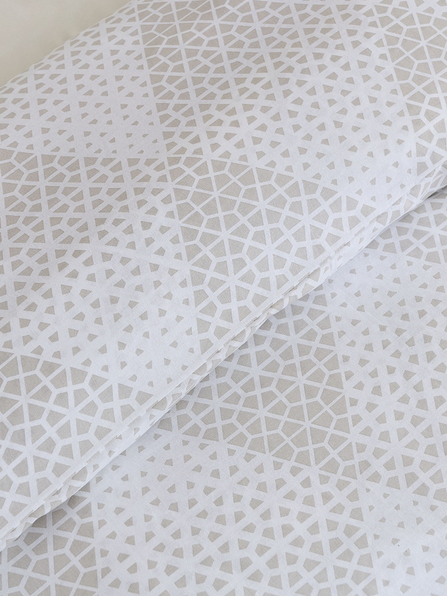 Malta Cara 2-Piece Printed Cotton Single Duvet Cover Set - 135x200 cm