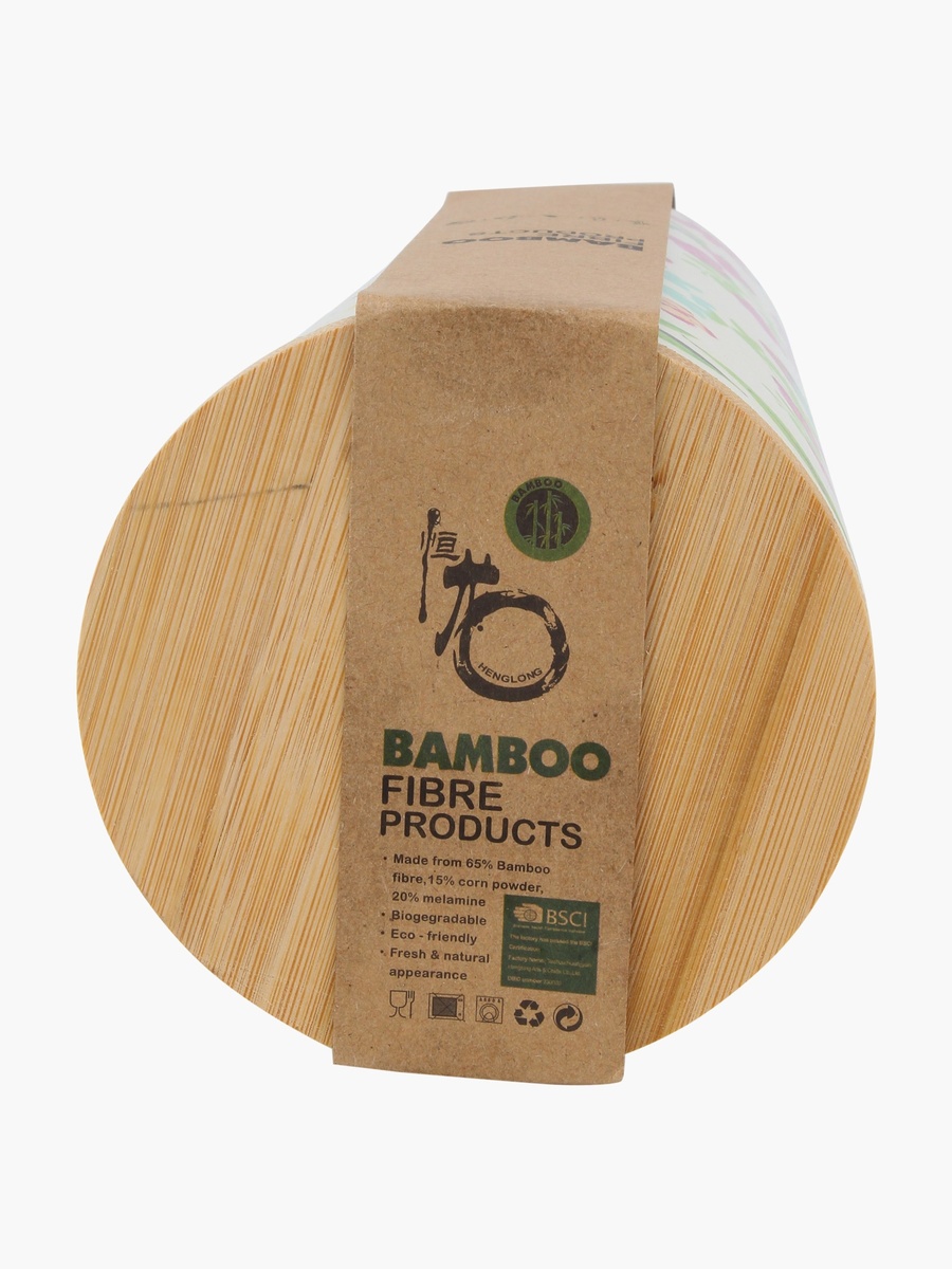 Bamboo Fibre Cylindrical Canister